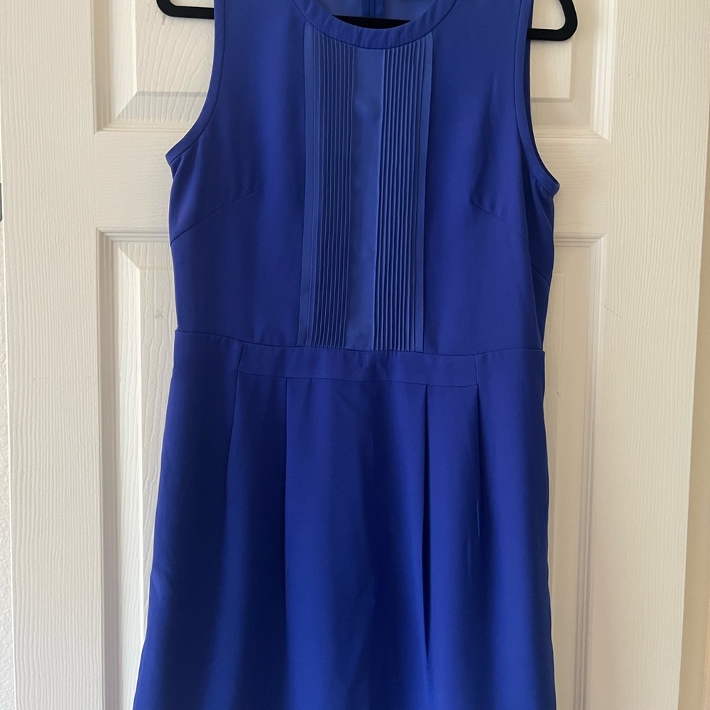 Madewell Royal Blue Sleeveless Mini Dress